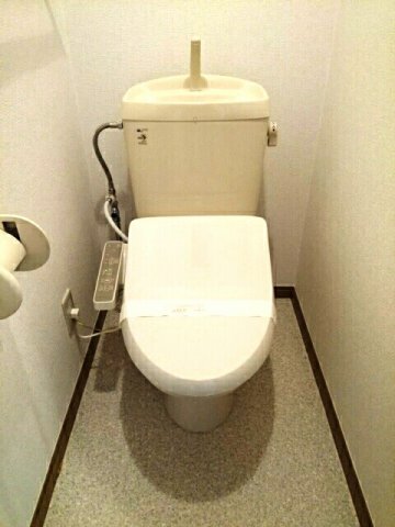 拡大写真:タウニーヒルズ 2階201のトイレもきれいです