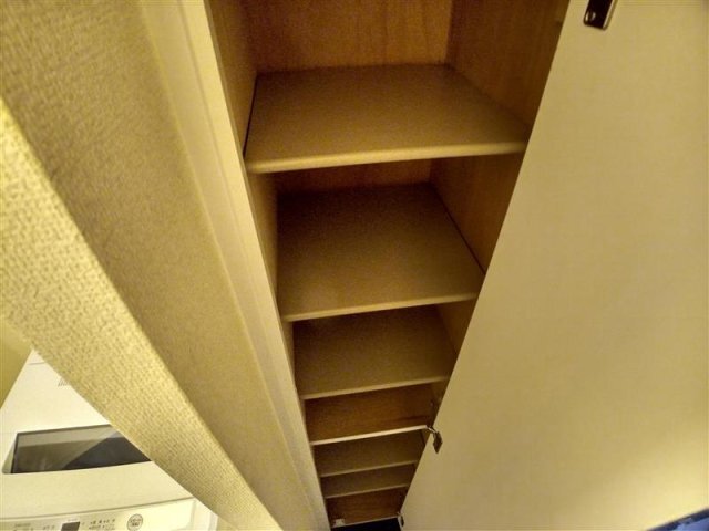 拡大写真:レオパレスリシェシール 1階110の収納もある玄関です