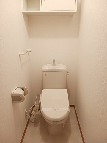 拡大写真：ブリ－ゼ・Ｆ 1階102のシンプルで使いやすいトイレです