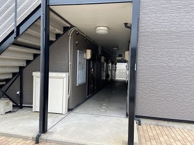 拡大写真:レオパレスサン宮島 2階201の1F廊下