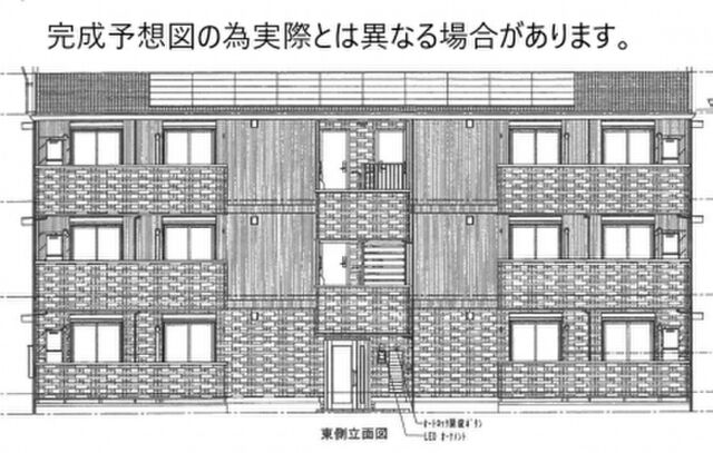 拡大写真:熊本市中央区黒髪1丁目 3階301の外観