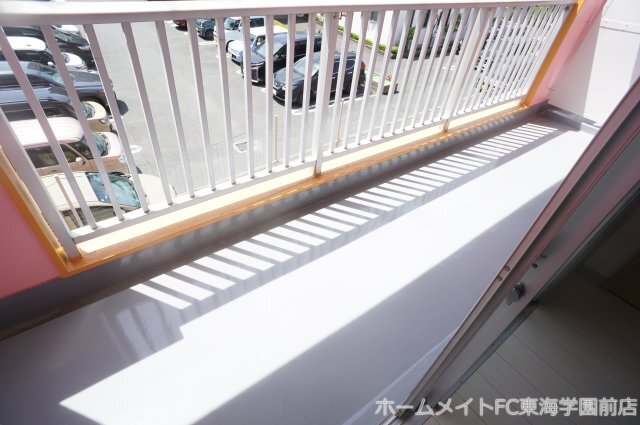 拡大写真:上水前寺クローバービル飛鳥 4階403のバルコニー