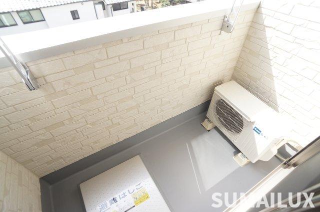 拡大写真:熊本市北区楡木4丁目 2階202のバルコニー