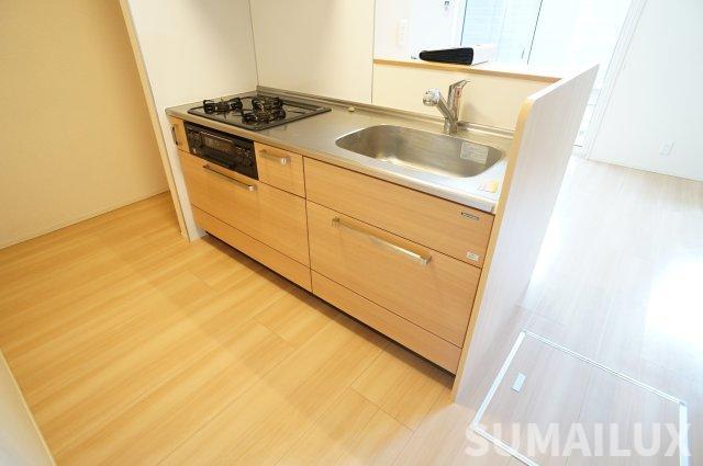 拡大写真:熊本市東区長嶺東5丁目 2階205のキッチン