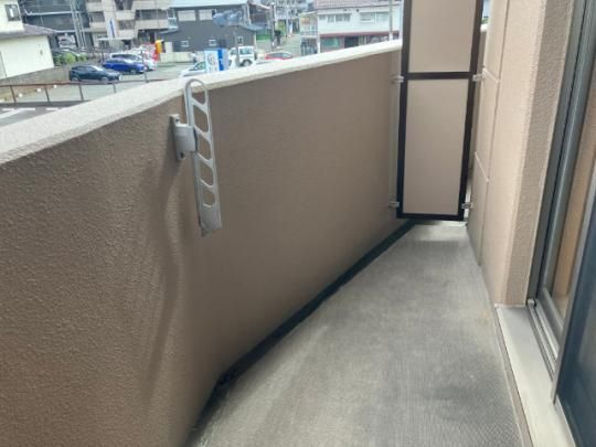拡大写真:熊本市中央区帯山6丁目 2階202のバルコニー