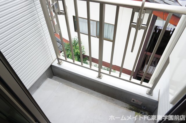 拡大写真:熊本市中央区坪井5丁目 2階202のバルコニー