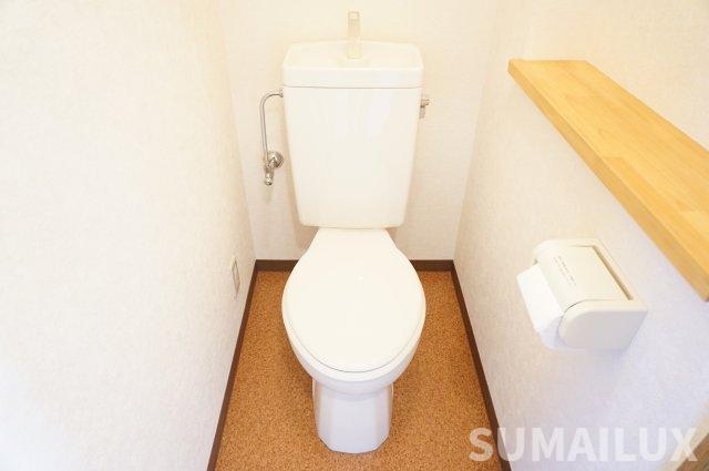 拡大写真:ステーションビレッジ 2階202のトイレ