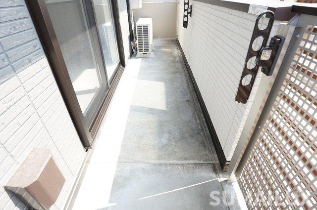 拡大写真：熊本市東区長嶺東４丁目 1階103のバルコニー