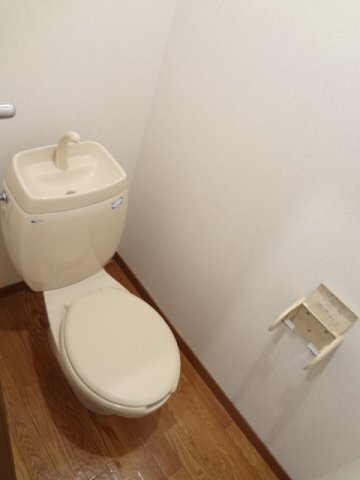 拡大写真:コーポシャインⅠ 1階102の落ち着いた色調のトイレです