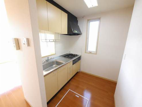 拡大写真:熊本市東区小山5丁目 1階201のキッチン