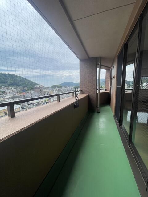 拡大写真:熊本市中央区島崎1丁目 6階602のバルコニー