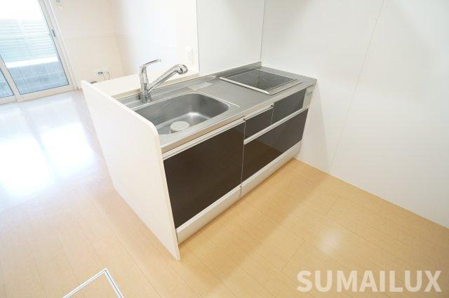 拡大写真:熊本市東区月出2丁目 2階202のキッチン
