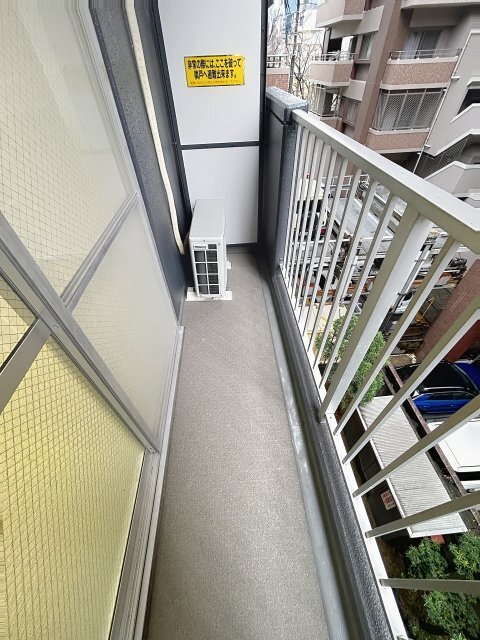 拡大写真：熊本市中央区水道町 3階303のバルコニー