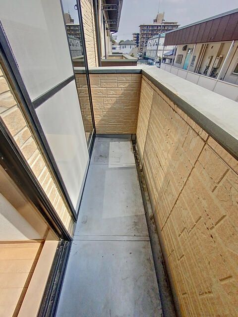 拡大写真:熊本市中央区帯山9丁目 2階202のバルコニー