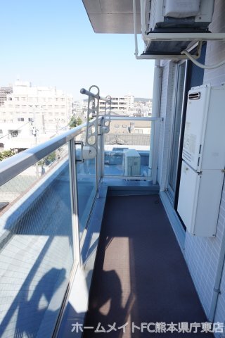 拡大写真:熊本市中央区水前寺5丁目 5階502のバルコニー