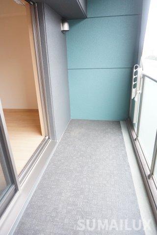 拡大写真:グランパーク渡鹿 2階202のバルコニー
