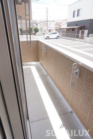 拡大写真:熊本市東区保田窪4丁目 1階101のバルコニー