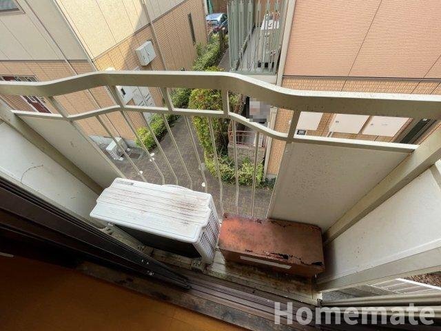 拡大写真:桜荘 2階205のバルコニー