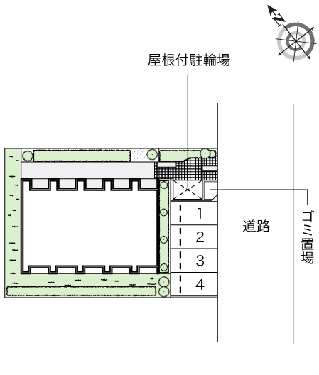 拡大写真:名古屋市緑区梅里1丁目 2階203のその他