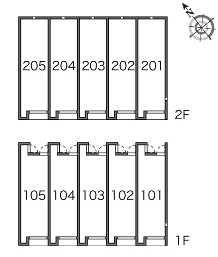 拡大写真:名古屋市緑区梅里1丁目 2階203のその他