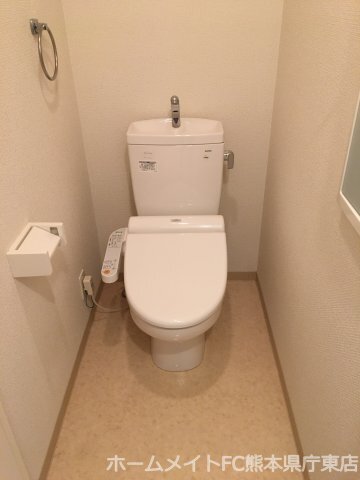 拡大写真:熊本市中央区南熊本1丁目 8階801のトイレ