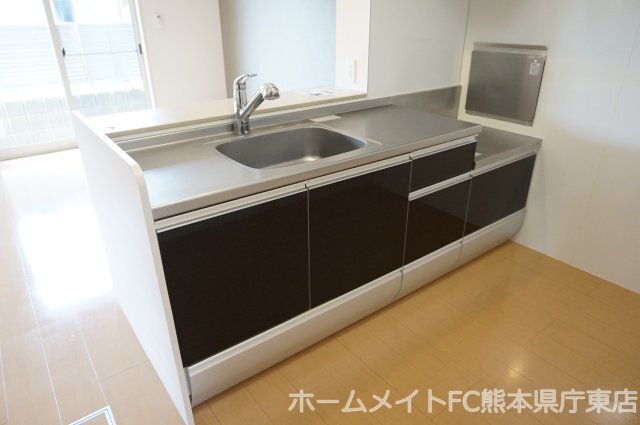 拡大写真:熊本市東区江津2丁目 3階303のキッチン