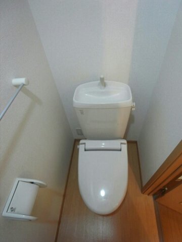 拡大写真:バンブーフォレスター 2階203のトイレも気になるポイント
