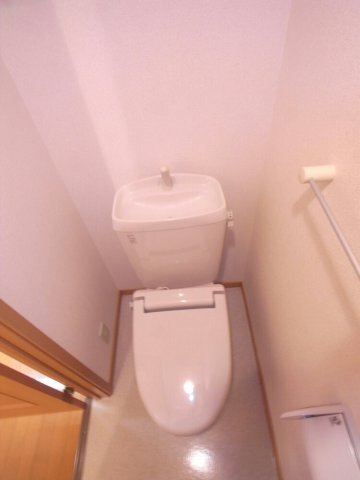 拡大写真:バンブーフォレスター 2階201の落ち着いたトイレです