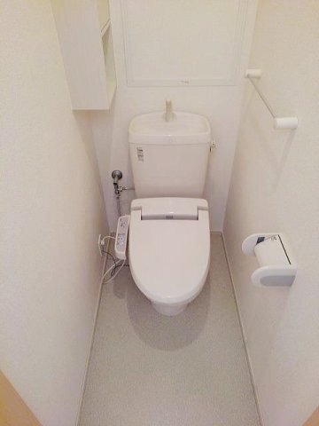 拡大写真:ピュアハイツ 2階201のトイレも気になるポイント