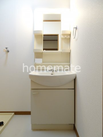 拡大写真:熊本市中央区帯山7丁目 4階405の独立洗面台