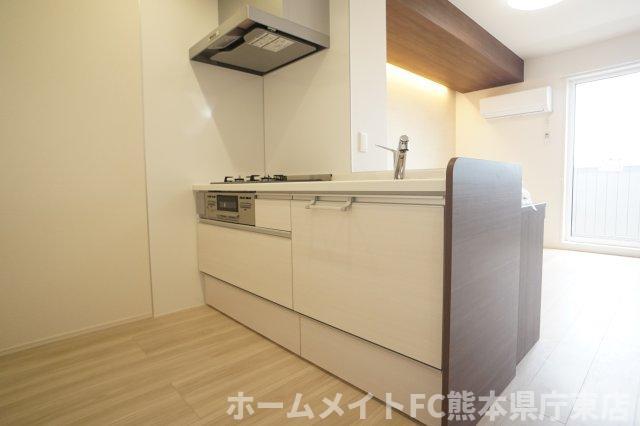 拡大写真:上益城郡益城町大字広崎 3階302のキッチン