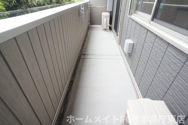 拡大写真:上益城郡益城町大字広崎 2階205のバルコニー