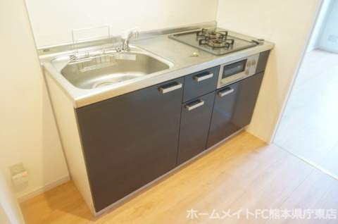 拡大写真:熊本市東区保田窪5丁目 2階203のキッチン