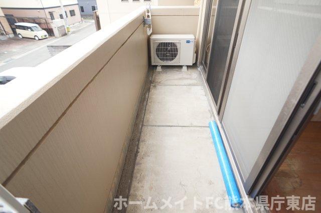 拡大写真:第3石南荘 2階201のバルコニー