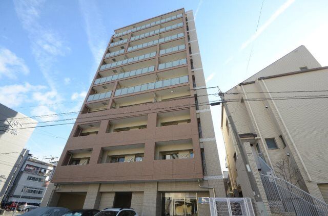 拡大写真:ディアメゾン新白島駅 7階703の建物外観