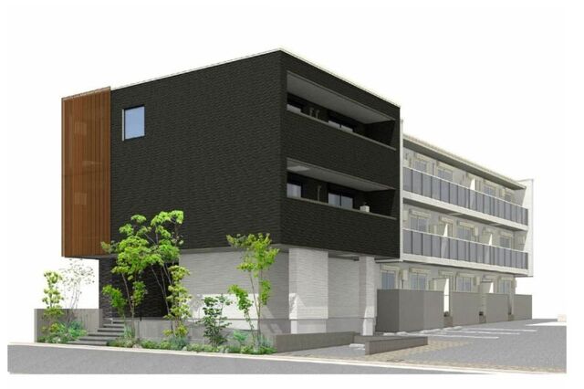 拡大写真:Ecrage Takasu 2階204の建物外観