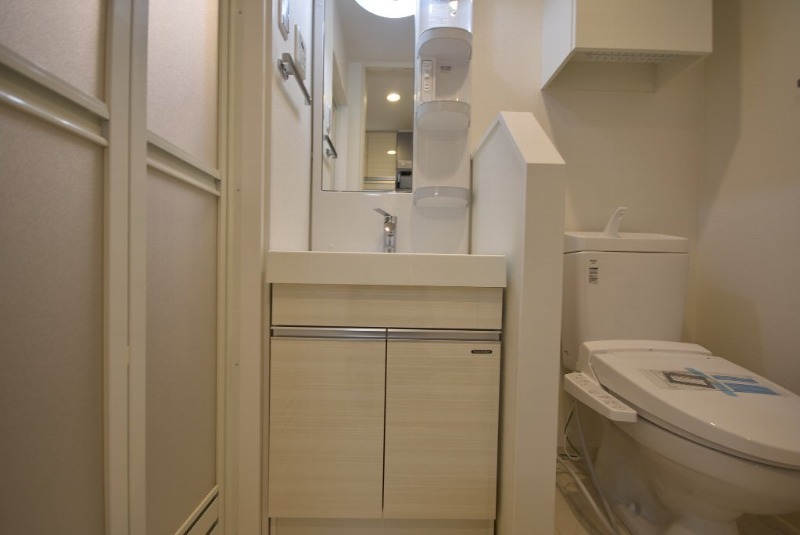 拡大写真:S-RESIDENCE宇品5丁目Ⅱ 4階406の洗面化粧台