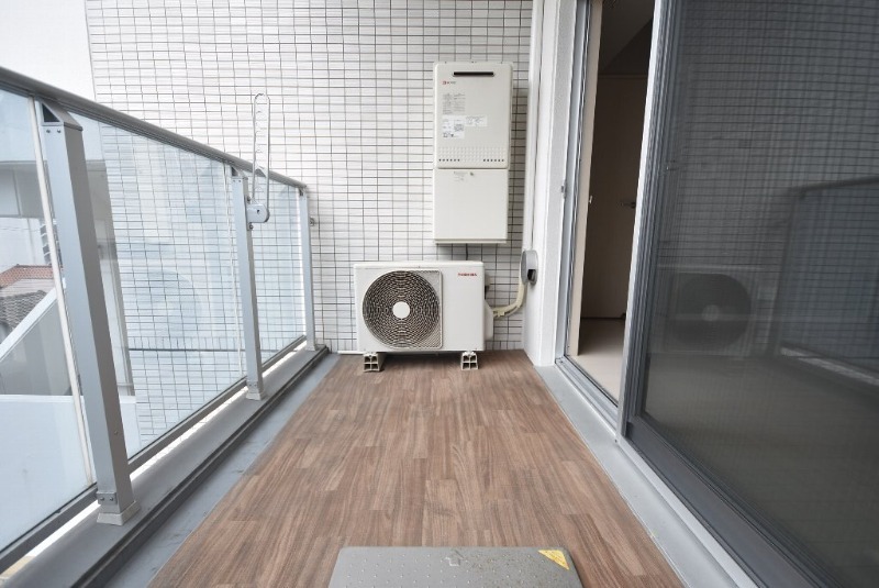 拡大写真:MARIO TERRACE 平野町 6階601のバルコニー