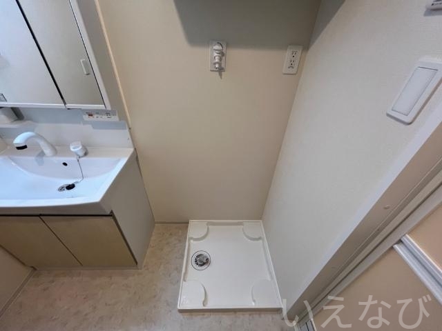 拡大写真:岡山市北区高松 1階105の洗濯機置場