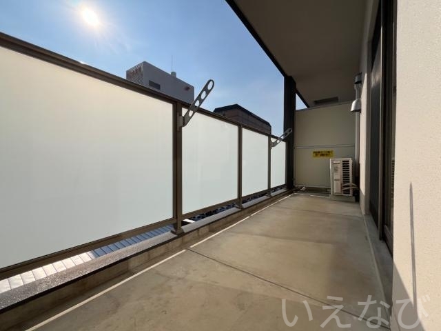 拡大写真:岡山市北区厚生町3丁目 5階502のベランダ