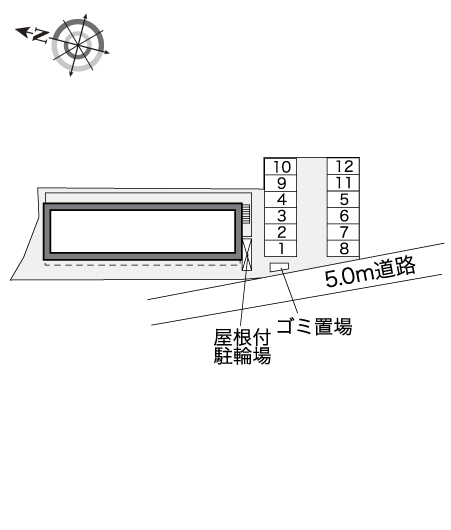 拡大写真:岡山市北区庭瀬 1階102のその他