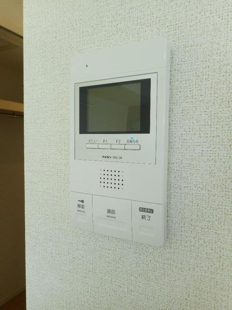 拡大写真:アルバU 3階301のセキュリティ