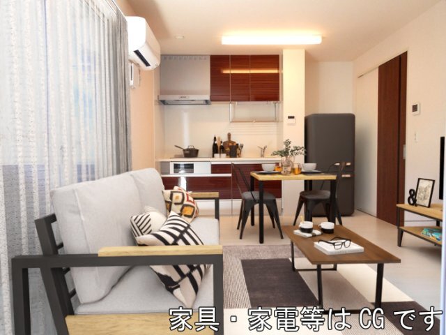 拡大写真:ソフィア 1階105の★家具・家電はイメージです★