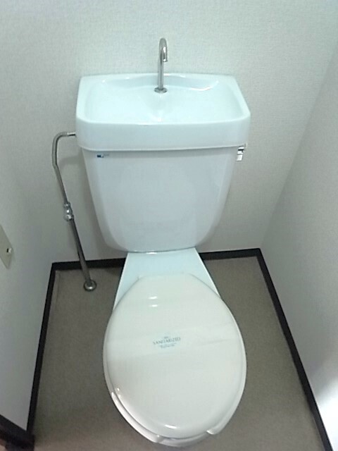 拡大写真：ドミール川越 2階201のトイレ