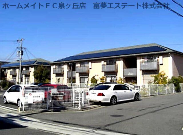 拡大写真：ドミール旭B棟 1階105の外観