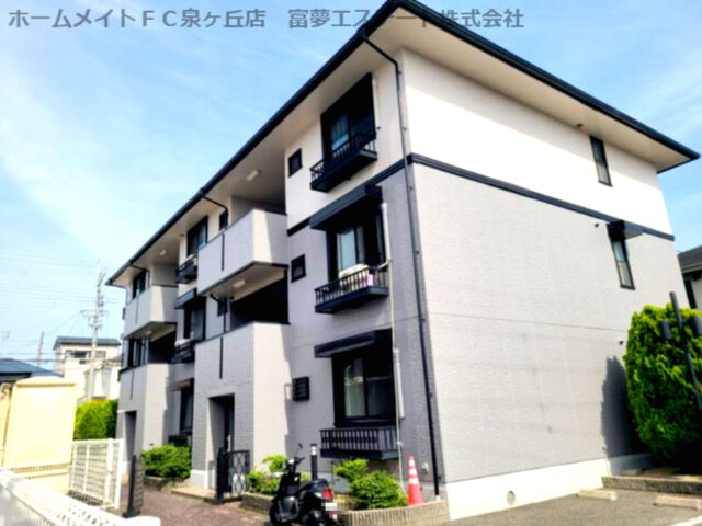 拡大写真：クレスト想 3階302の外観