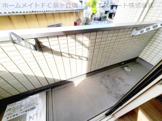 拡大写真:D’GREEN 1階105のバルコニー