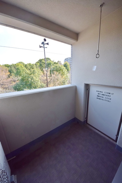 拡大写真:イリーデ 4階403の☆洗濯物はこちらに☆