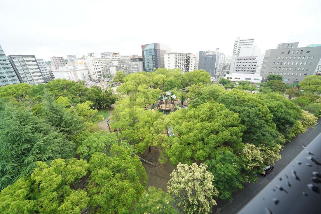 拡大写真:ザ・パークハビオ江坂公園 7階705の展望