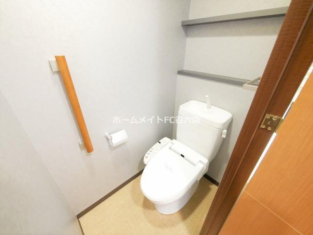 拡大写真:CITY SPIRE上町台 9階904のトイレ